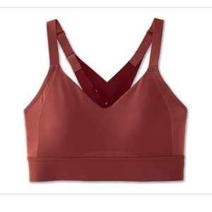 Brooks Drive Interlace Run Sports Bra, 34 A/B (Medium)